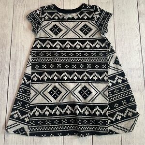 Urban Outfitters Kimchi Blue Dress in Black Aztec Print Size Small